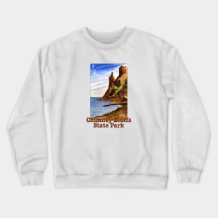 Chimney Bluffs State Park, New York Crewneck Sweatshirt